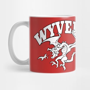 Wyverns mascot (b&w) Mug